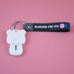 Mini Flower Graphics Bear Keychain Utility Knife for DIY Cutting