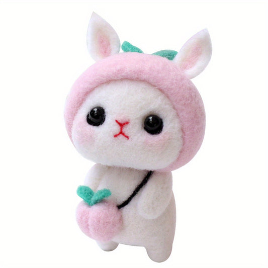 DIY Rabbit Toy Kit Wool Felt Package Gift