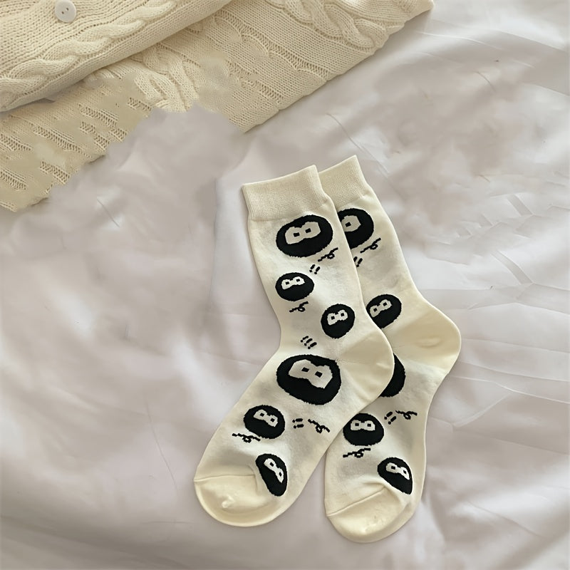 Cute Bunny Print Socks for Women