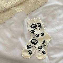 Cute Bunny Print Socks for Women