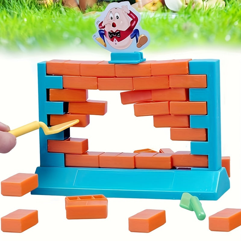 Children's Wall Breaking Pushing and Building Blocks Game