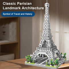 Eiffel Tower Micro Building Block Set High Difficulty Halloween Toy