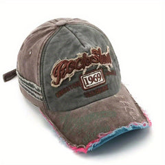 Mens Embroidered Baseball Cap in Multiple Colors