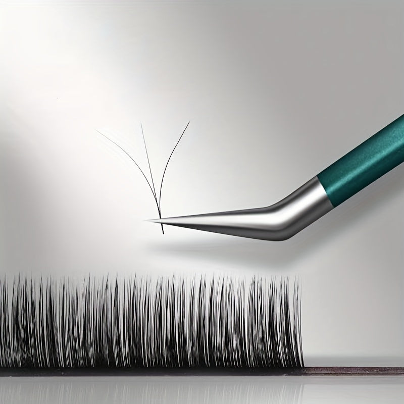 Stainless Steel Eyelash Extension Tweezers - Professional Lash Tweezers