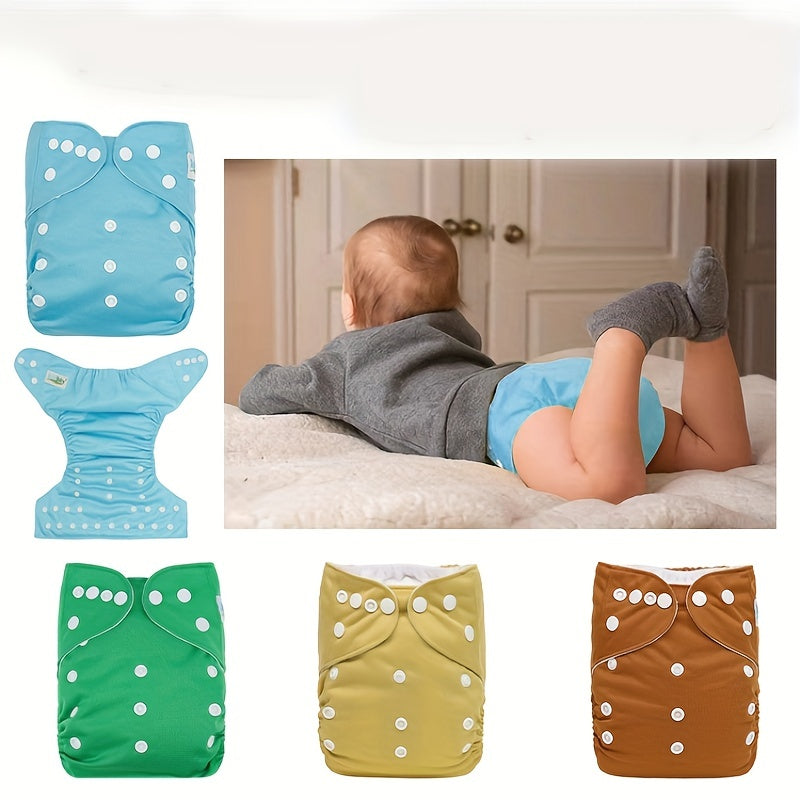 Solid Cloth Diapers Breathable Washable Training Pants Leak Proof Diaper