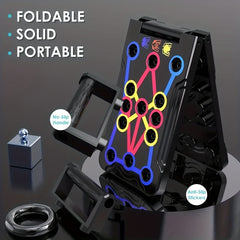 Multifunctional Push Up Board Foldable 20 In 1 Chest Muscle Exercise Equipment