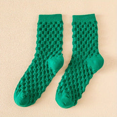 5 Pairs Comfy Mid Tube Socks Women's Stockings