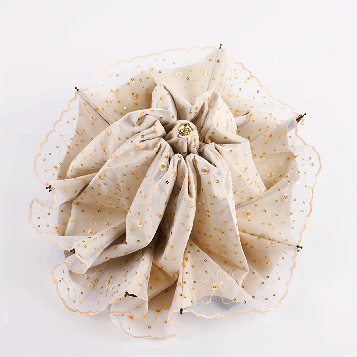 Lace Embroidered Sun Protection UV Umbrella for Women