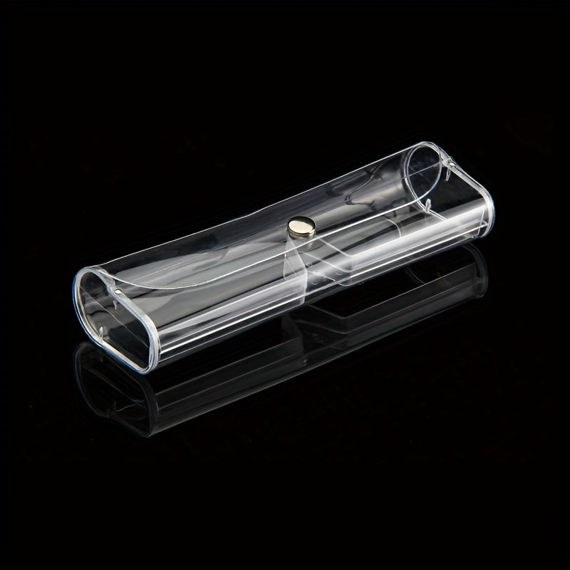 Transparent Plastic Glasses Case Lightweight Portable Myopia Glasses Box