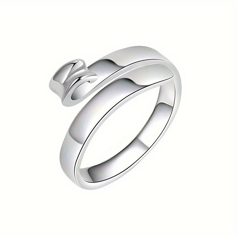 2pcs Open Crochet Ring for Finger Knitting Tools Adjustable Jewelry Accessories