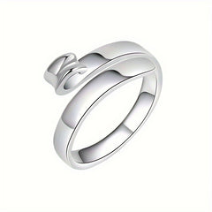 2pcs Open Crochet Ring for Finger Knitting Tools Adjustable Jewelry Accessories