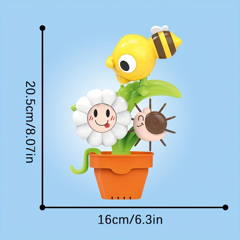 Colorful Flowerpot & Insect Bath Toys