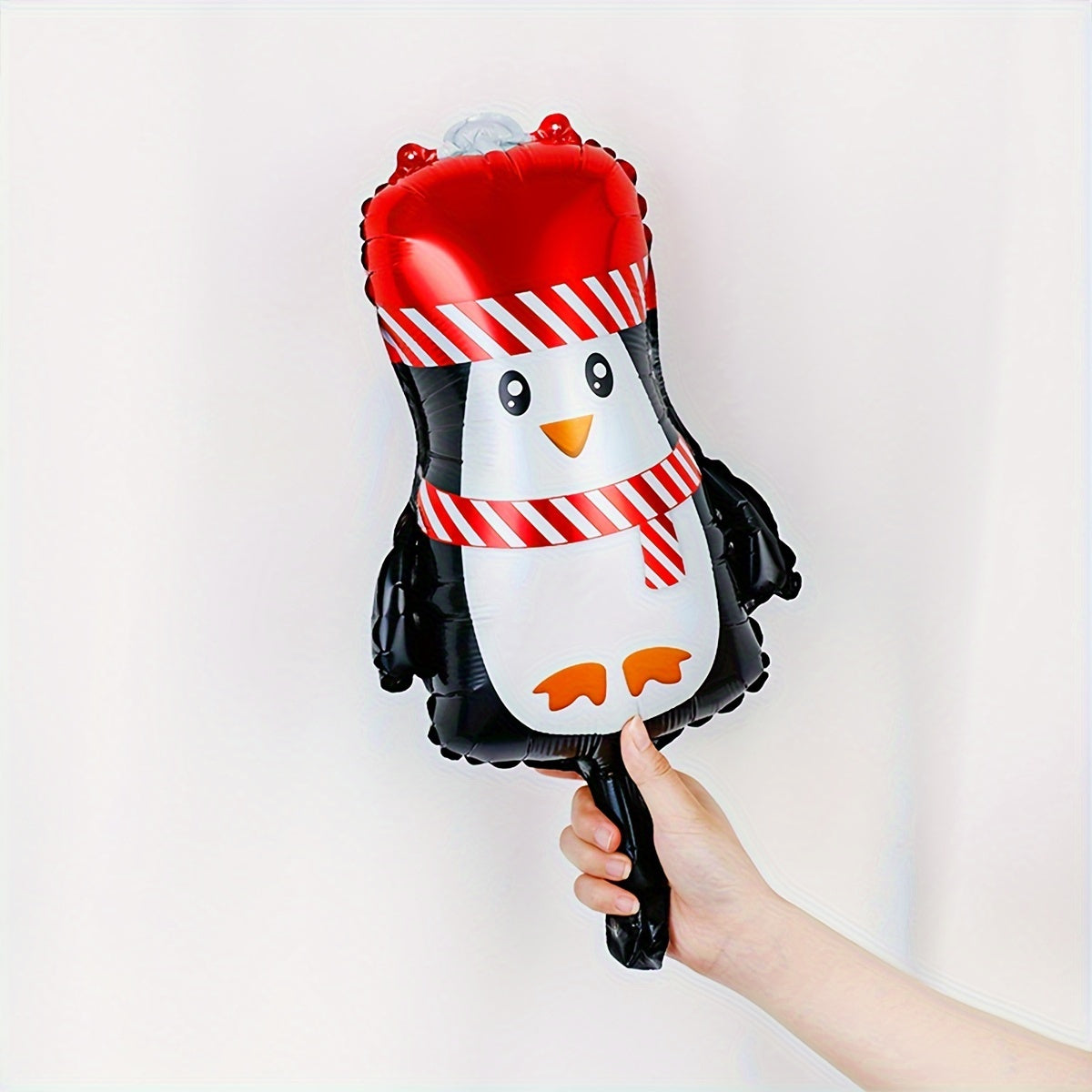 Christmas Letter Flags Mini Penguins Santa Claus Latex Balloons