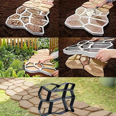 Cement Paving Mold Flower Brick Embossed Floor Gardening Paving Mold