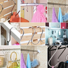 Stainless Steel S Hook Hanger Bathroom Bedroom Accessories