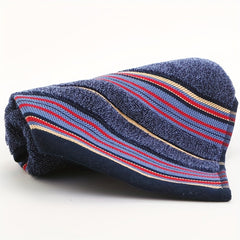 3pcs Striped Hand Towels Set Cotton Face Towel Ultra Soft And Highly Absorbent