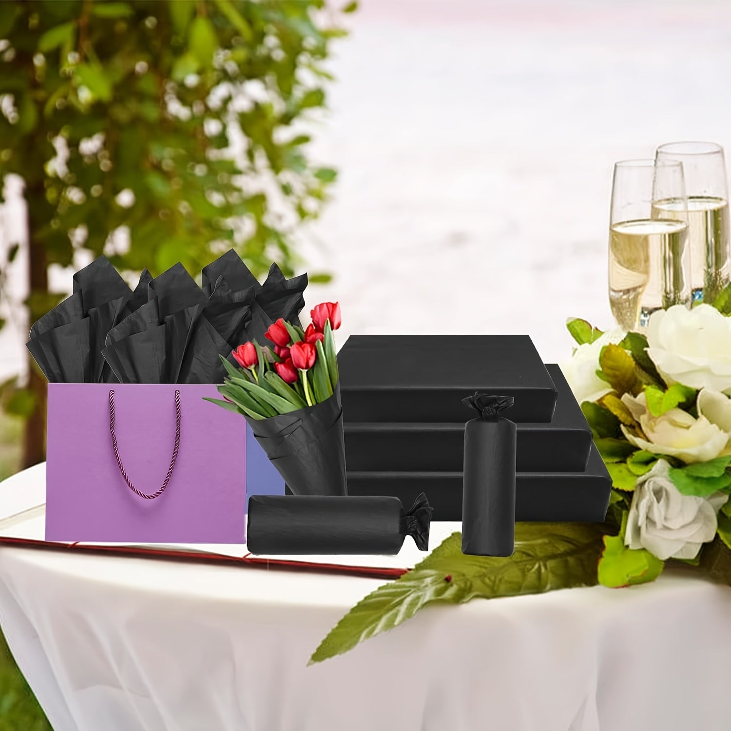 40pcs Gift Wrapping Tissue Decoration for Wedding Birthday DIY Project