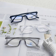 Square Frame Anti Light Glasses For Men Eyeglasses Reading Glasses