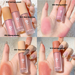 Velvet Matte Liquid Blush Set - Cherry Peach Tea Nude