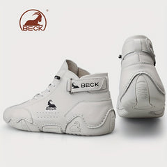 Men's High Top Lace-Up Sneakers for Casual Walking
