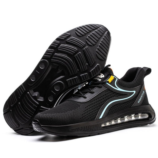 CEATSAFETV Men's Steel Toe Work Shoes Puncture Proof Anti skid Sneakers