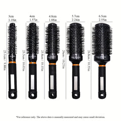 Round Brush Heat Conduction Hairbrush Comb Hairdressing Tool Set