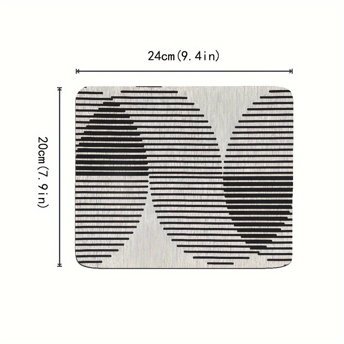Line Pattern Small Desktop Mouse Pad Office Home Computer Accessories