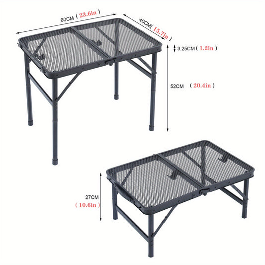 Portable Folding Camping Table for Outdoor Kitchen and Picnic