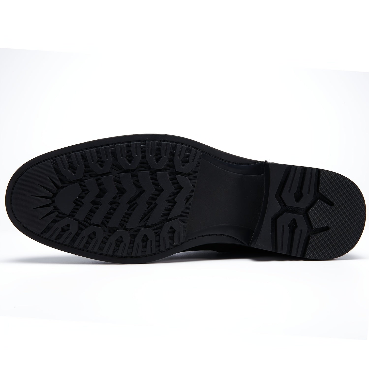 Men's High Top Zipper Boots Pointed Toe Formal Shoes
