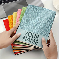 Personalized A5 Soft Faux Leather Notebook