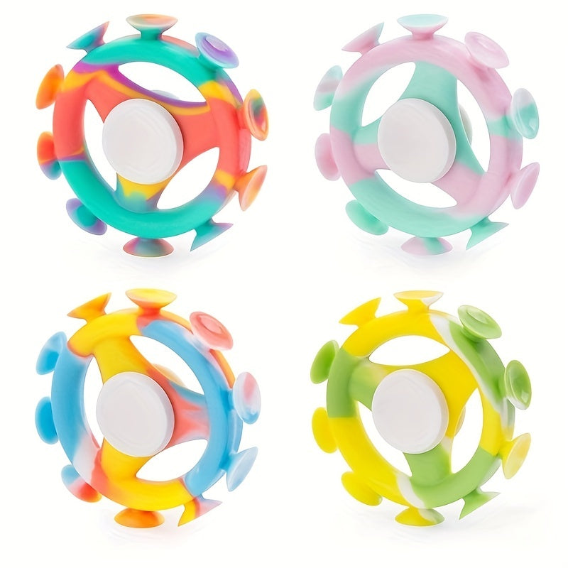 Creative Stress Relief Fidget Suction Cup Spinner