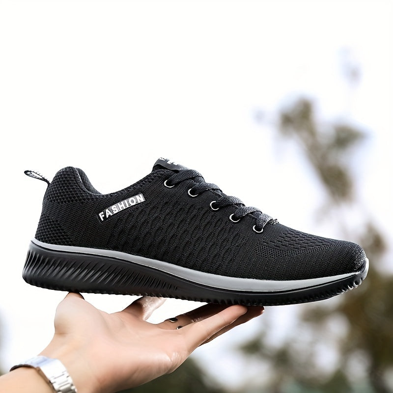 Men's Breathable Lace-up Running Shoes
