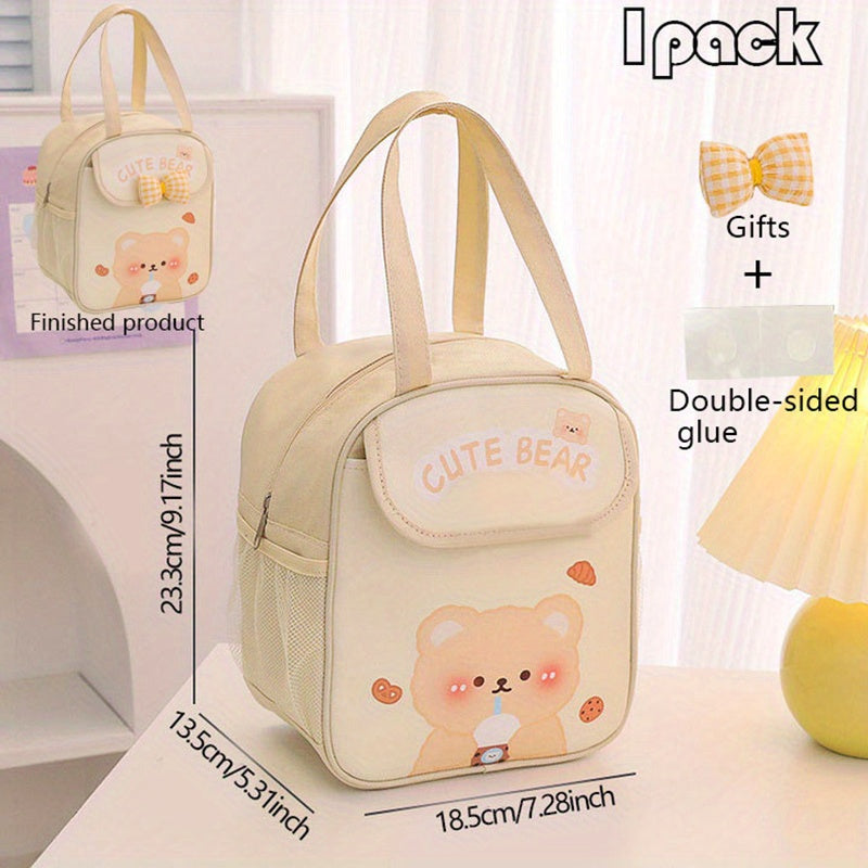 1pc Insulated Bag Aluminum Foil Film Breakfast Bag