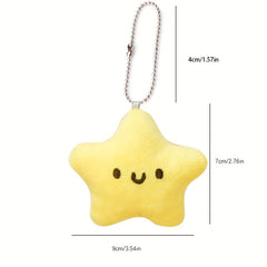 Sparkling Star Plush Key Chain - Ideal Gift for Backpack
