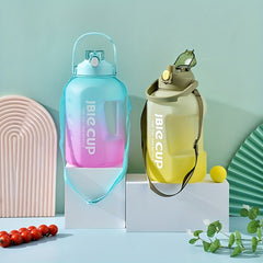 3000ml Gradient Water Cup Sports Double Drink Bouncing Kettle