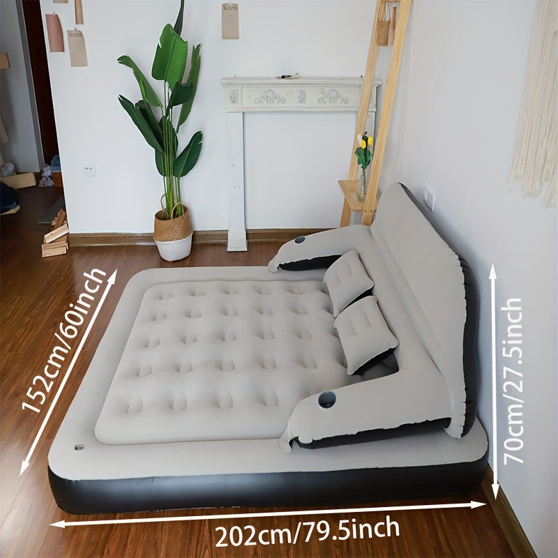 Foldable Air Mattress Inflatable Bed for Camping Traveling