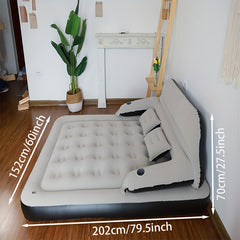 Foldable Air Mattress Inflatable Bed for Camping Traveling