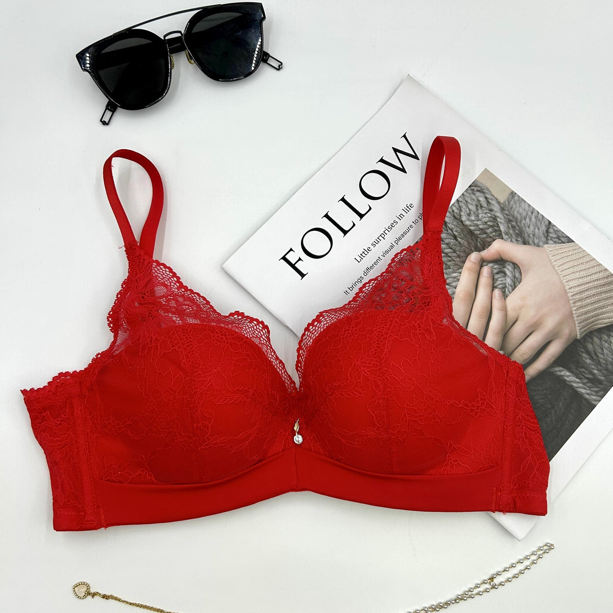 Lace Push Up Bra Comfy Intimates Women's Lingerie