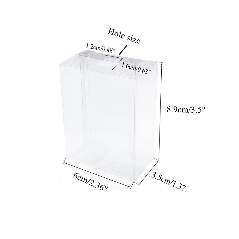 100pc Clear Treat Boxes with Hole for Cakesickles & Macarons