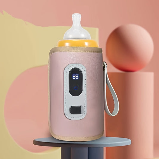 Portable USB Baby Bottle Warmer with Temperature Adjustment