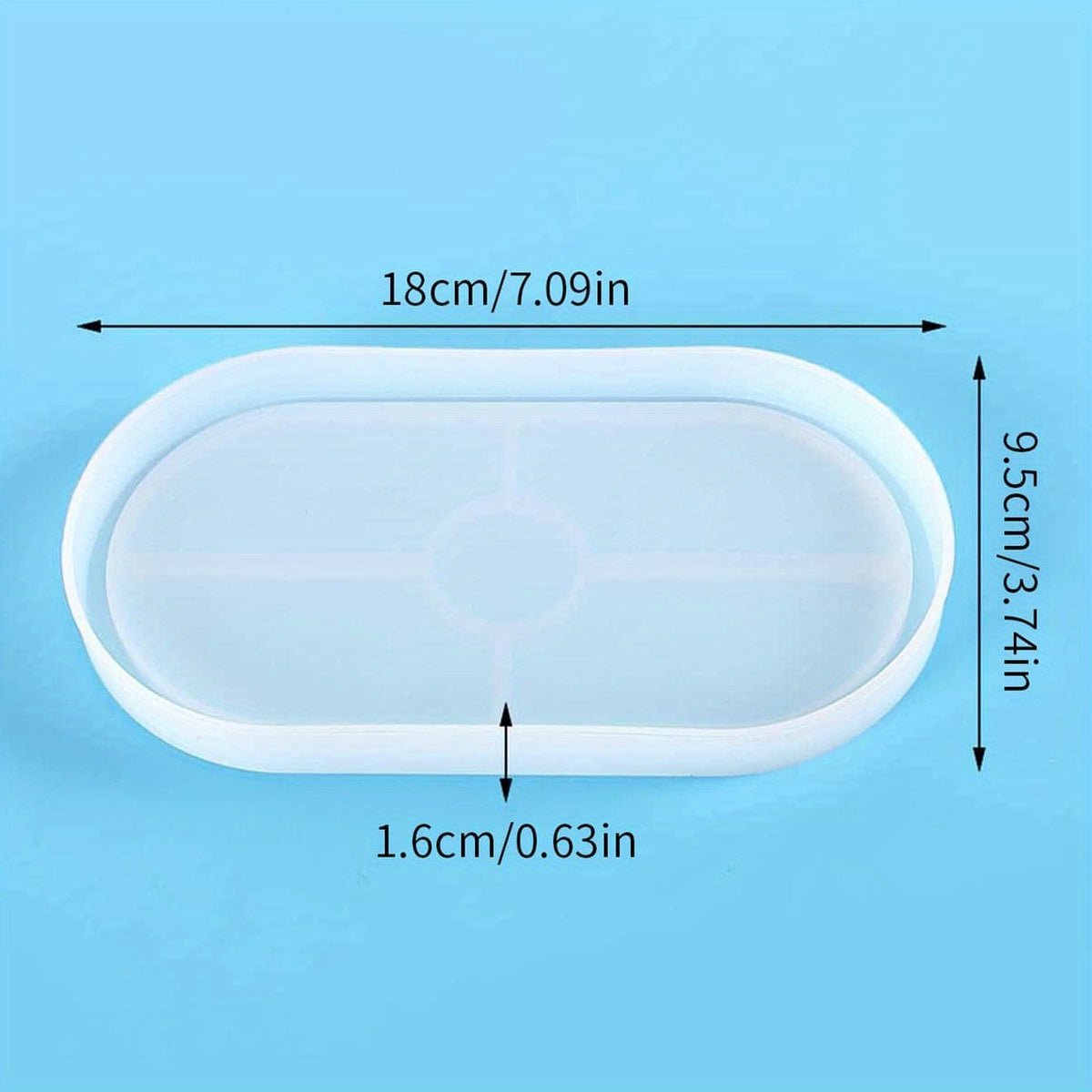 DIY Silicone Oval Tray Mold for DIY