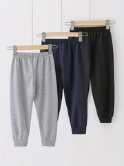 3pcs CALIFORNARIA Boys Casual Active Sweatpants Quick-drying Jogger Sports Pants