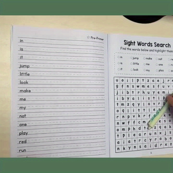 English High Frequency Words 220 Writing Word Exercise Book A4