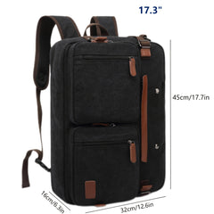 Convertible Laptop Bag 43 94 Cm Messenger Shoulder Backpack Briefcase