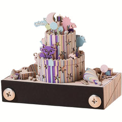 Christmas 3D Desk Notepad DIY Train Memo Pad Paper Art