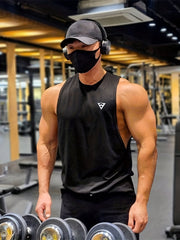 Men's Sleeveless Workout Tank Top Active Mid Stretch Breathable Crew Neck
