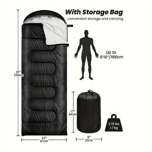 Winter Camping Sleeping Bag Waterproof Lightweight for Men & Women
