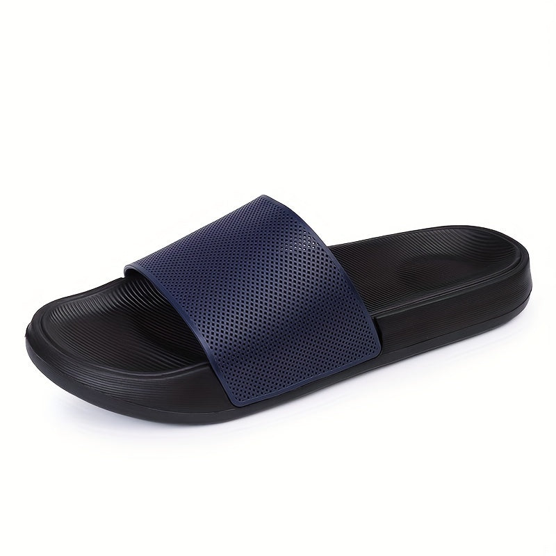 Men's Non Slip Slides Lightweight Open Toe Quick Dry Slippers