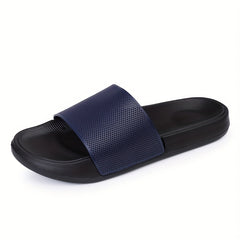 Men's Non Slip Slides Lightweight Open Toe Quick Dry Slippers