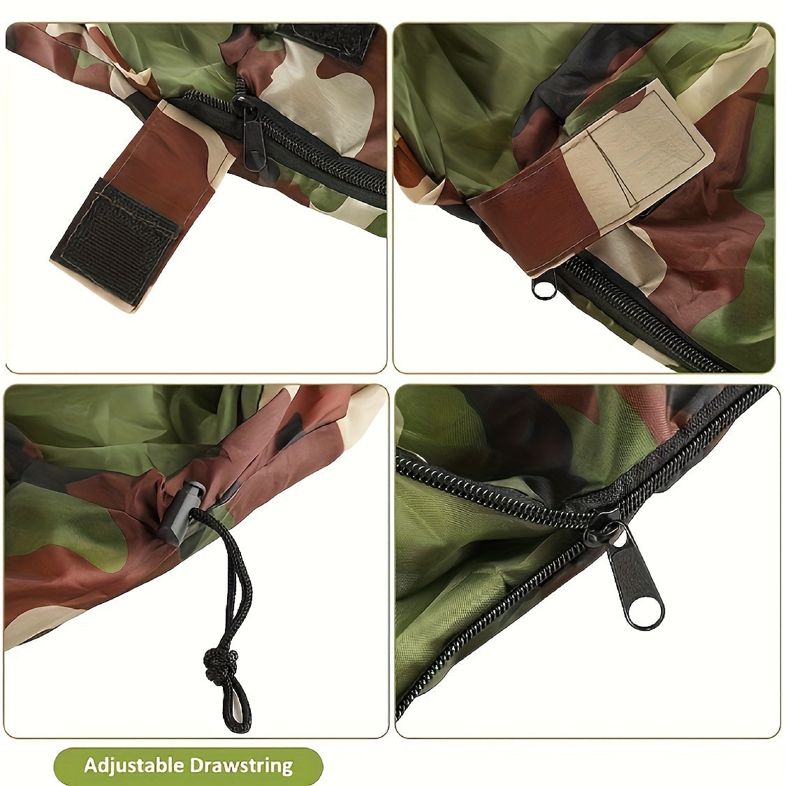 Thick Military Camping Sleeping Bag 3 Season Warm Portable Waterproof